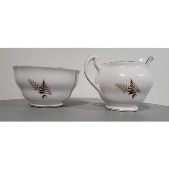 Vintage Crown Royal Bone China Cream and Sugar Set. Made in England. - Picture 2 of 10